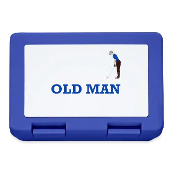 Golf Never underestimate an old man with a putter - Brotdose - Royalblau - Vorne