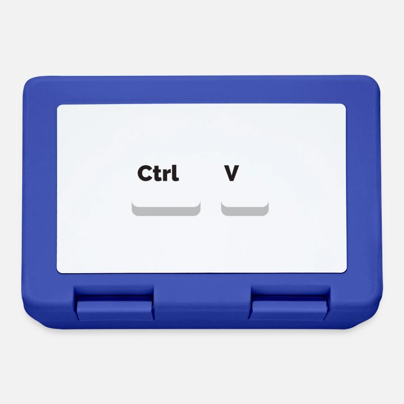 Couples Ctrl + V jumeaux cadeau père et fils - Boîte à goûter - bleu royal