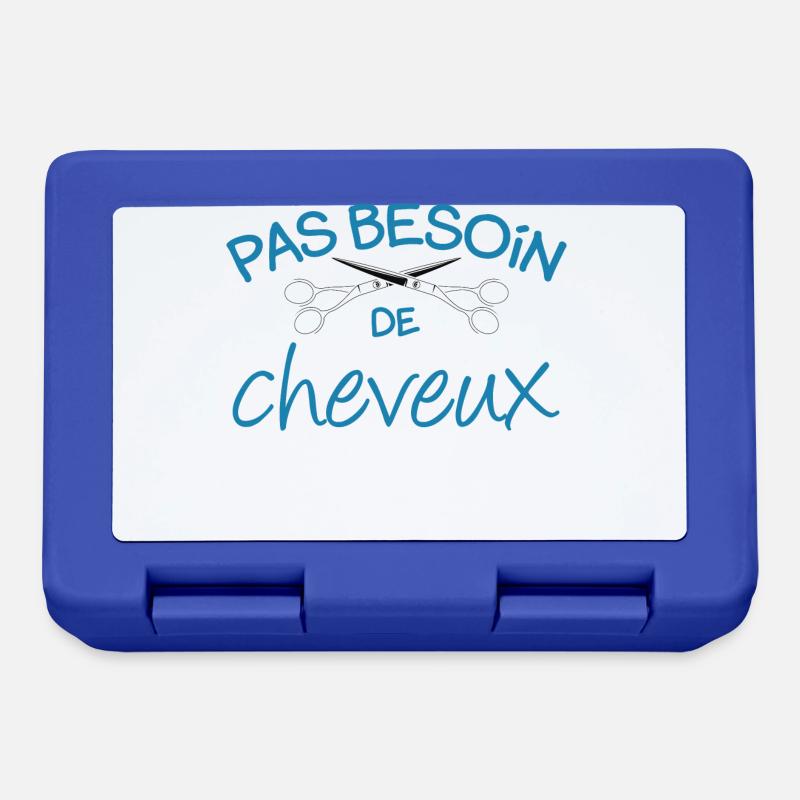 Pas besoin de cheveux avec ce corps de rêve - Boîte à goûter - bleu royal