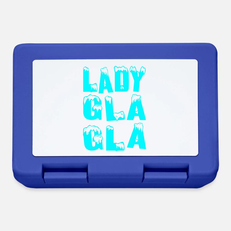 LADY GLA GLA ! - Boîte à goûter - bleu royal