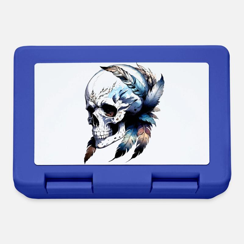 Harpie Skull collection Goth - Boîte à goûter - bleu royal