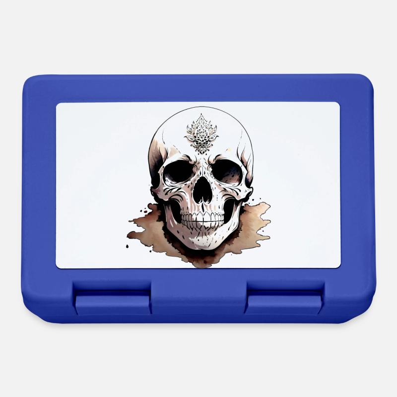 Sand Skull collection Goth - Boîte à goûter - bleu royal