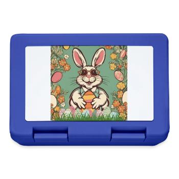 Easter Bunny Retro Sunglasses Easter Easter Eggs Cool - Lunchbox - royal blue - Front
