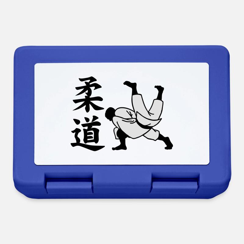 judo - Boîte à goûter - bleu royal