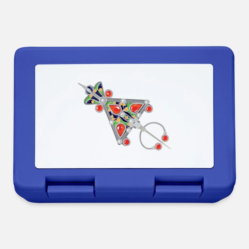 Bijoux kabyle - Boîte à goûter - bleu royal