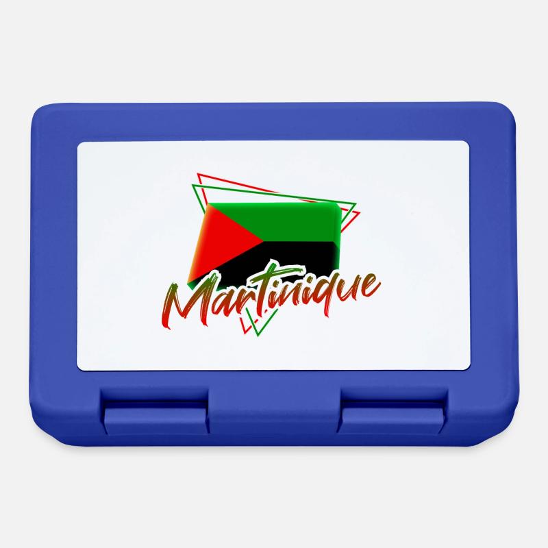 Martinique - Boîte à goûter - bleu royal