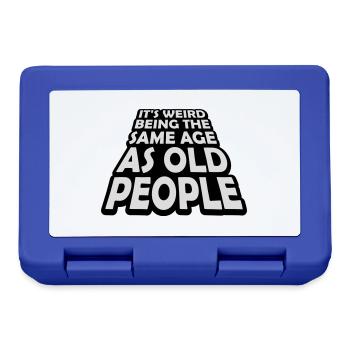 being old people age - Lunchbox - royal blue - Front