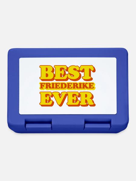 Friederike Vorname Lustiges Geschenk - Brotdose - Royalblau