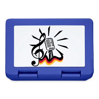 Ein Lied für Deutschland / clef 'n mic (3c) - Brotdose - Royalblau - Vorne