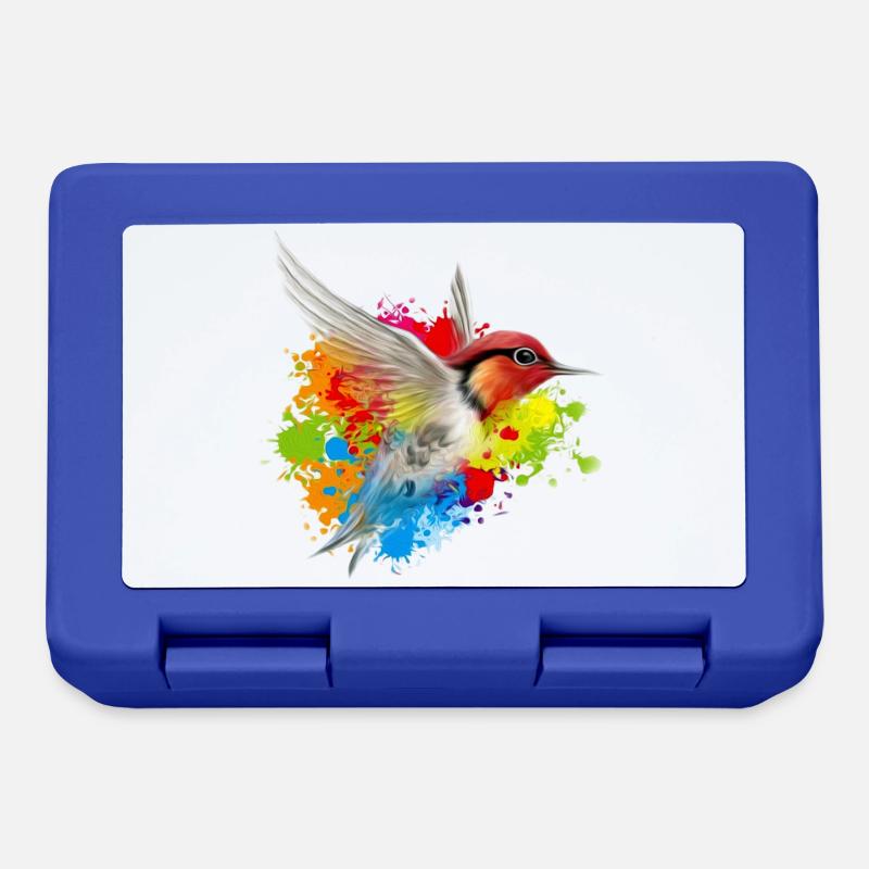 colibri ami logo - Boîte à goûter - bleu royal