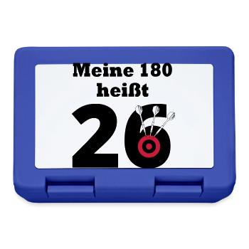 Meine180 heißt 26 - Brotdose - Royalblau - Vorne