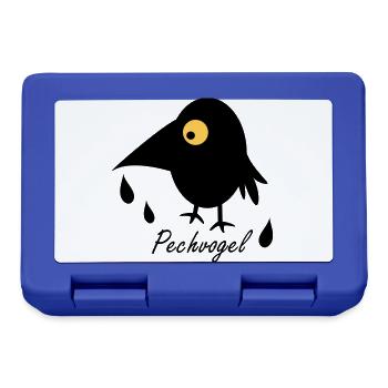 Malchanceux - Boîte à goûter - bleu royal - Devant