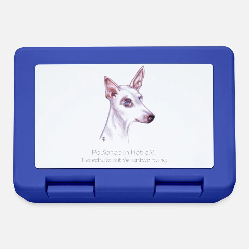 PiN - Le bien-être des animaux avec responsabilité - Boîte à goûter - bleu royal