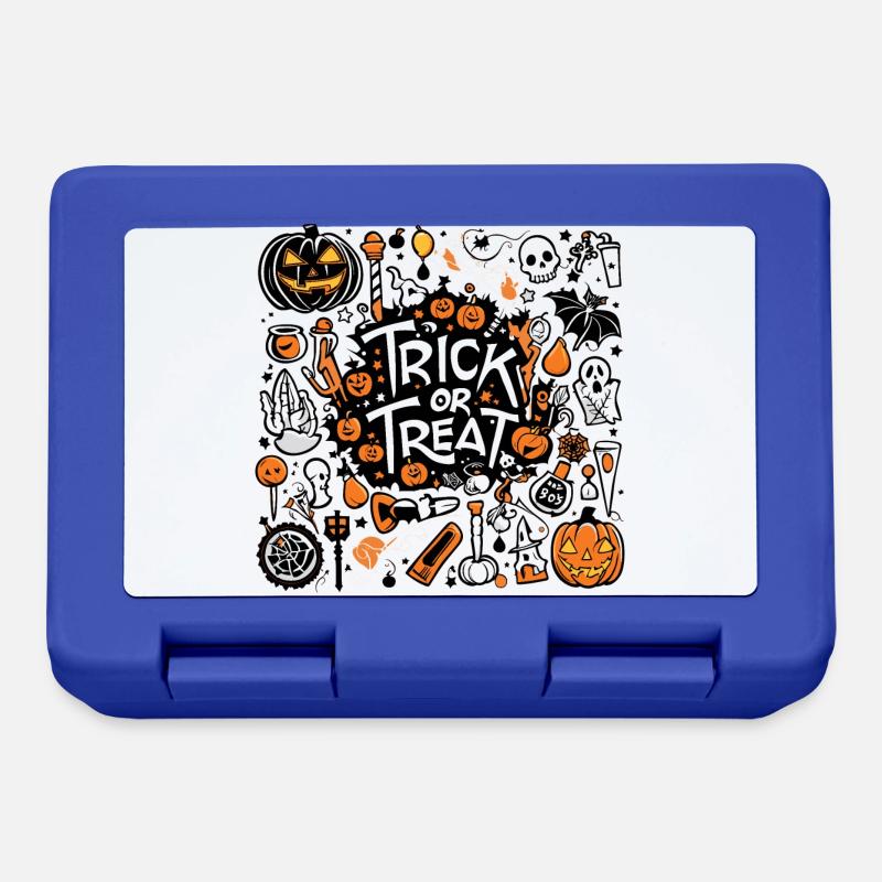Trick or treat - Lunchbox - royal blue