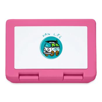 Van life - Lunchbox - pink - Front