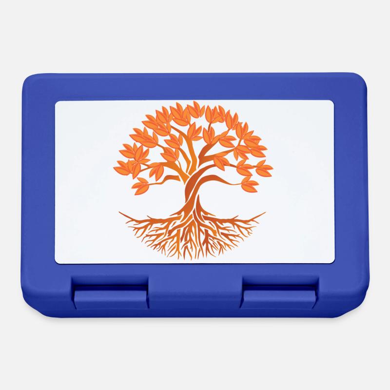 PEACE LOVE TREE - Lunchbox - royal blue