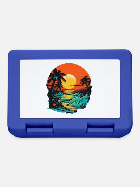 Strand - Brotdose - Royalblau