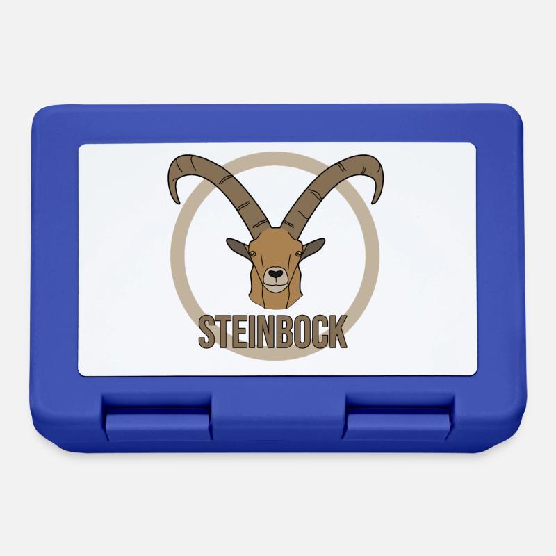 Steinbock Sternzeichen Horoskop - Brotdose - Royalblau