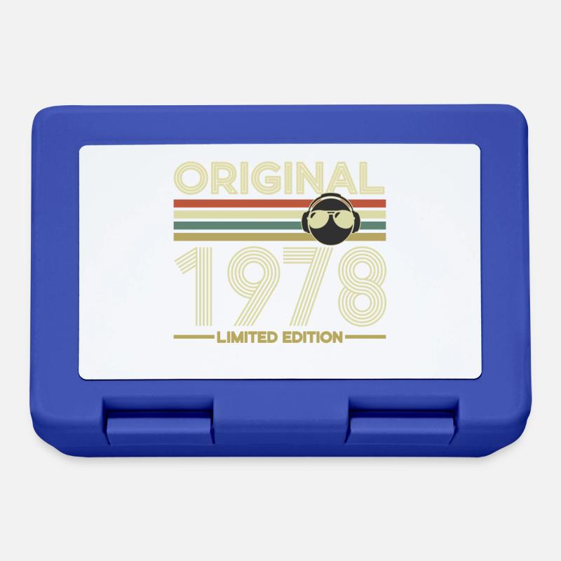 1978 - Boîte à goûter - bleu royal