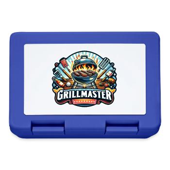 GrillMaster - Grill Illustration - Brotdose - Royalblau - Vorne