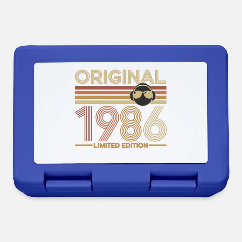 1986 - Boîte à goûter - bleu royal