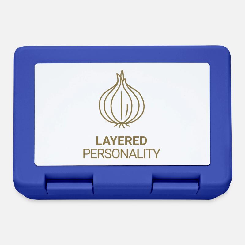 Layered Personality - Lunchbox - royal blue