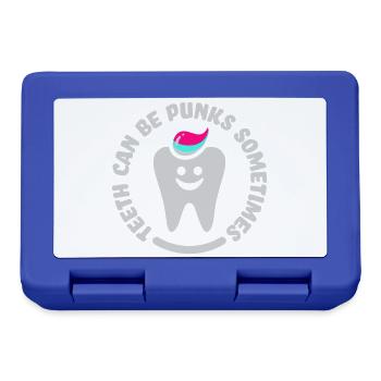 teeth punk zahn - Lunchbox - royal blue - Front