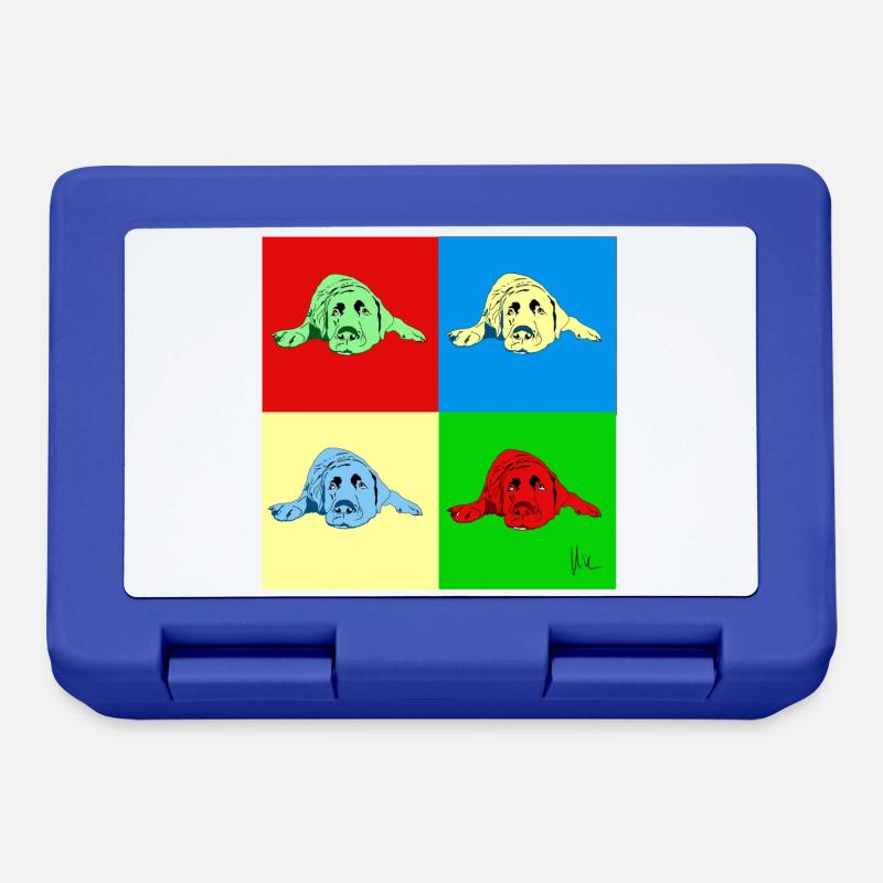 Labrador - Lunchbox - royal blue