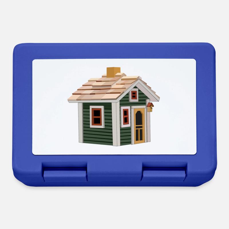 cabane - Boîte à goûter - bleu royal