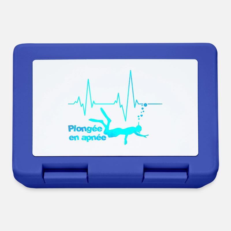 Plongée en apnée heartbeat - Boîte à goûter - bleu royal