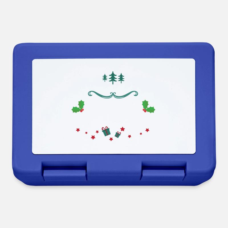 Christmas - Boîte à goûter - bleu royal