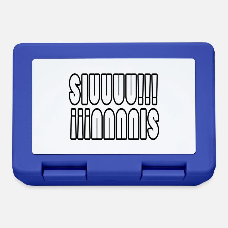 SIUUUU!!! - Brotdose - Royalblau