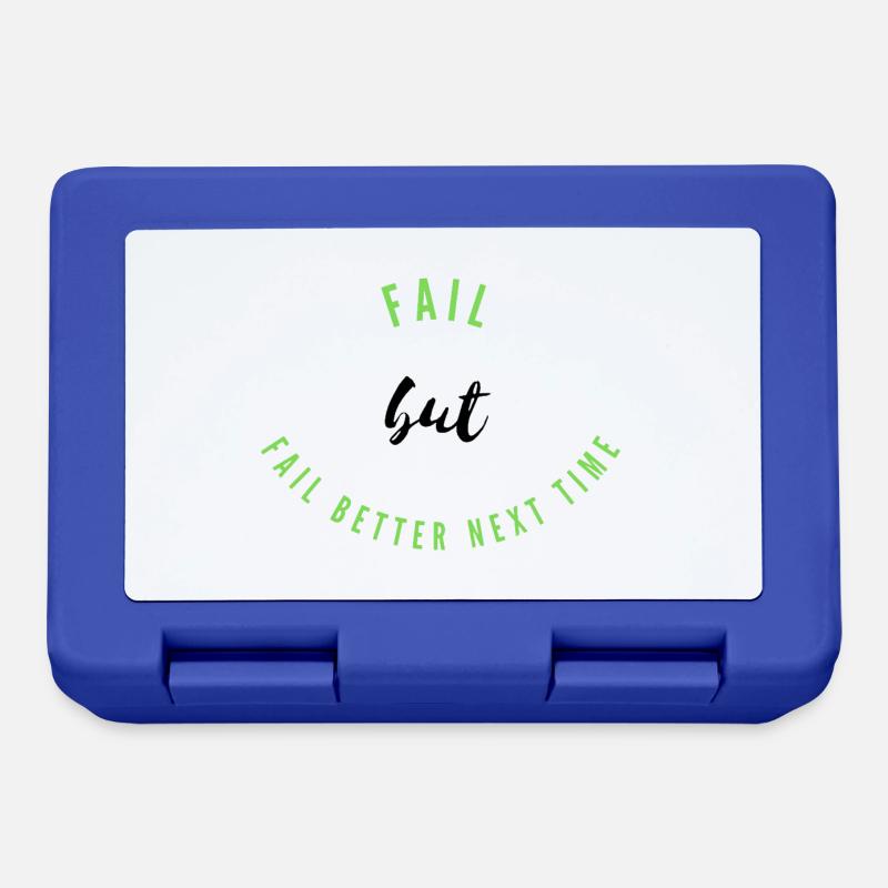 Fail, Fail Better - Brotdose - Royalblau