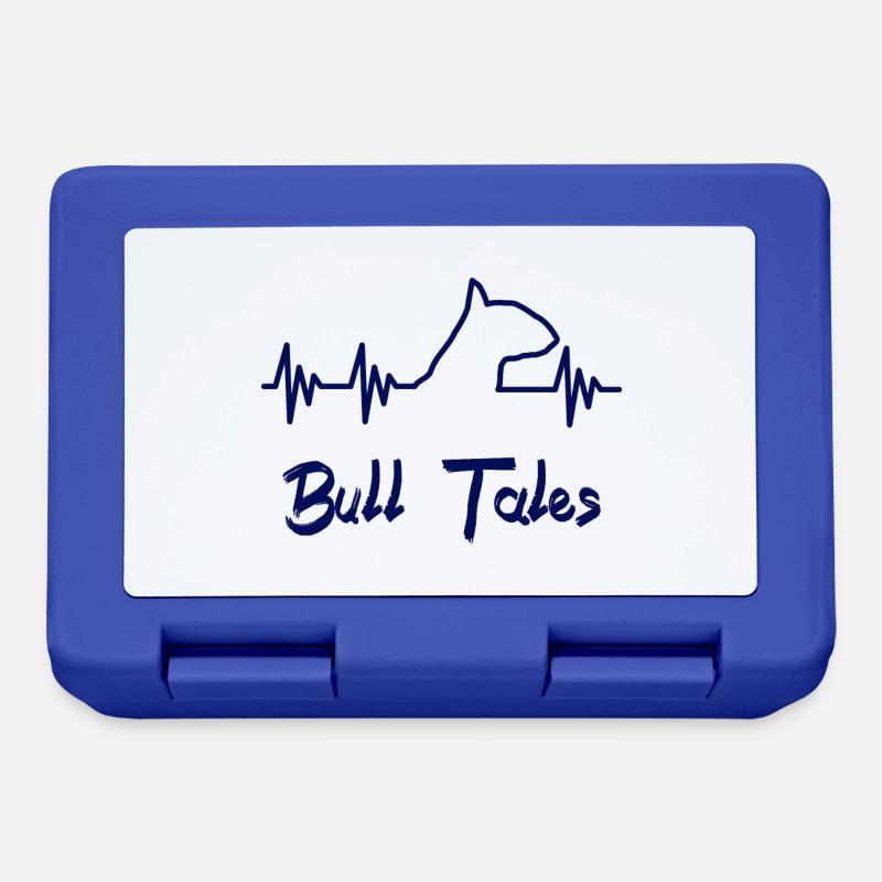Bull Terrier par Ahapix - Boîte à goûter - bleu royal