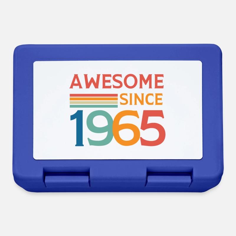 Awesome since 1965 - Boîte à goûter - bleu royal