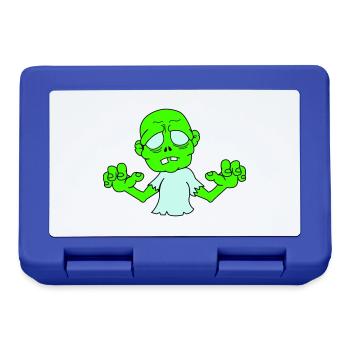 Zombie - Brotdose - Royalblau - Vorne