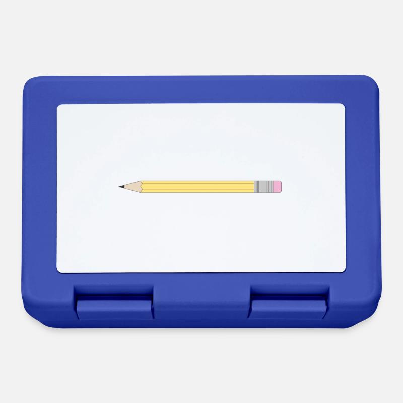Bleistift Geschenk Geschenkidee - Brotdose - Royalblau