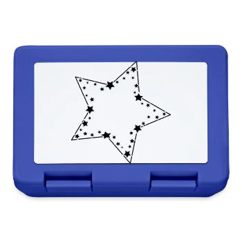 Stars in the Star - Lunchbox - royal blue - Front