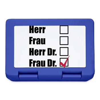 Doctor - Lunchbox - royal blue - Front