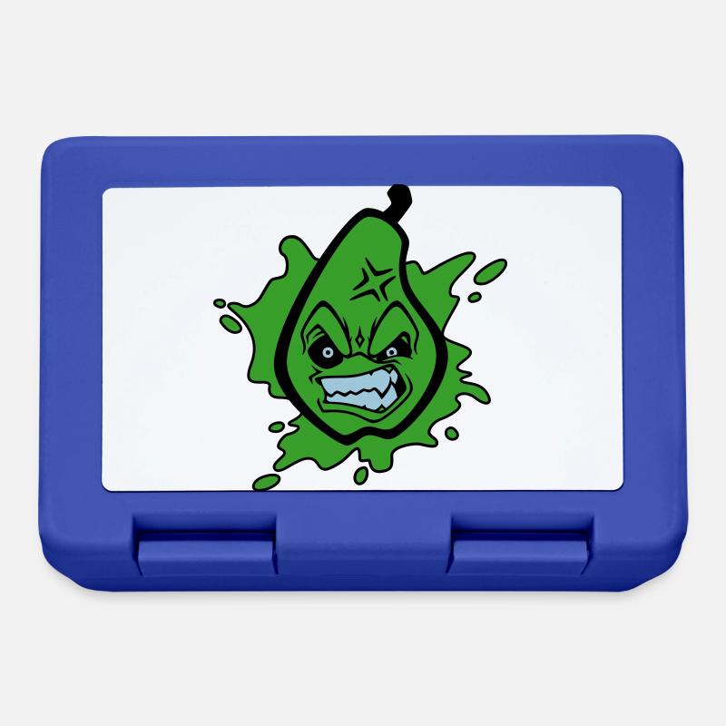 Angry pear - Boîte à goûter - bleu royal