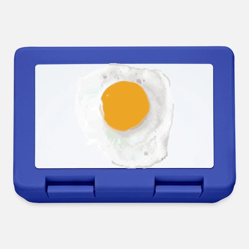 fried egg - Lunchbox - royal blue
