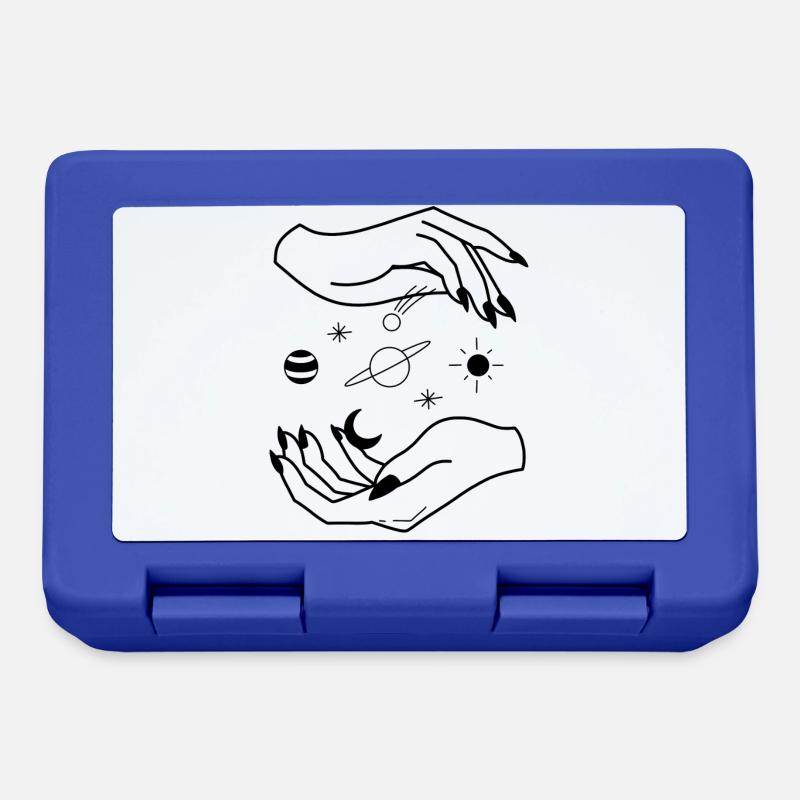 Magic - Universe - Hand - Hands - Lunchbox - royal blue