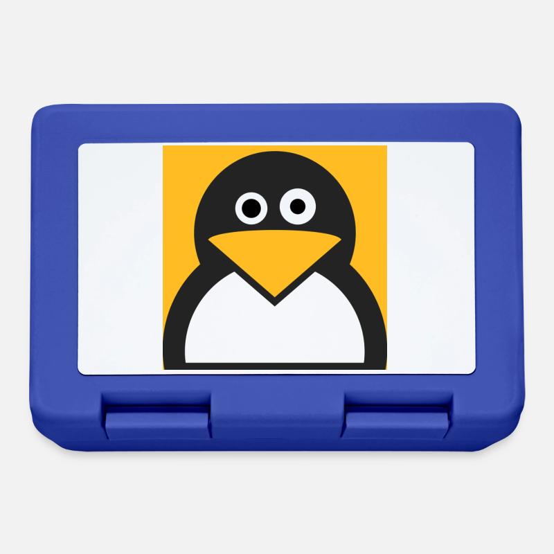 Linux Pingouin - Boîte à goûter - bleu royal