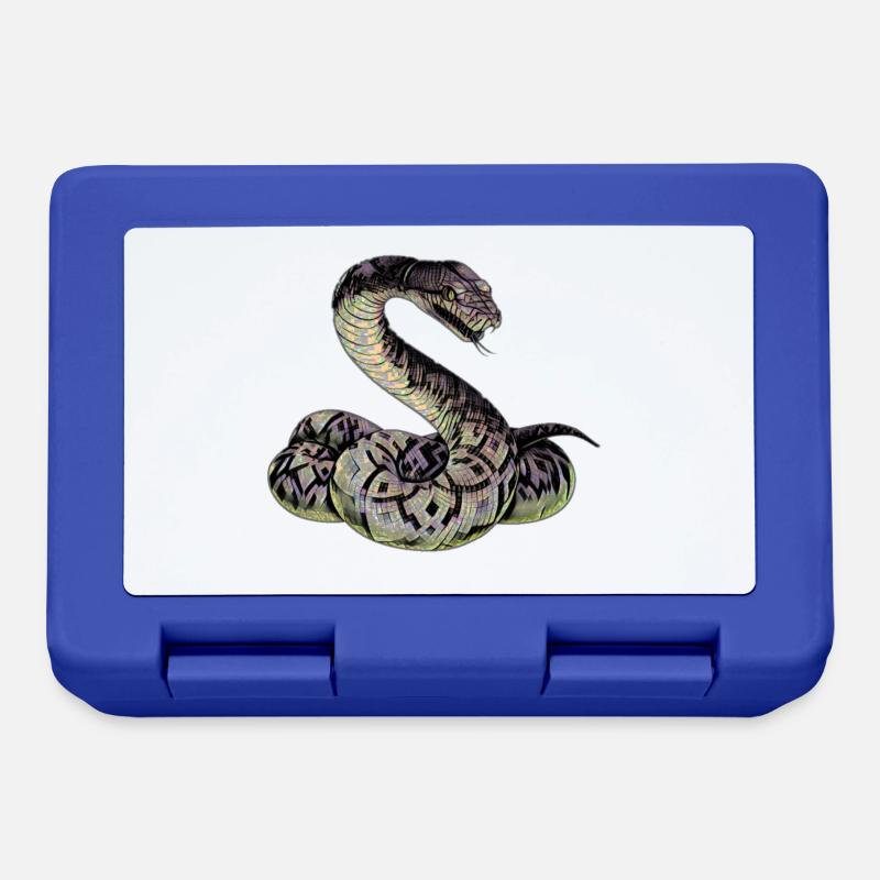 Serpent - Boîte à goûter - bleu royal