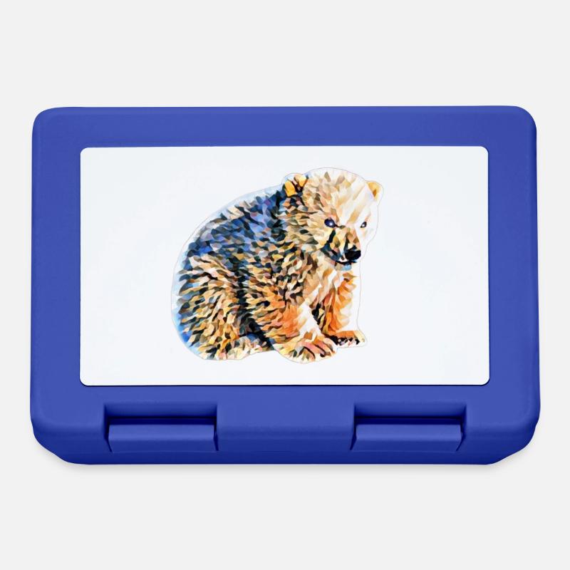 Ours polaire - Boîte à goûter - bleu royal
