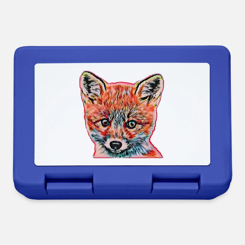 Fuchs - Brotdose - Royalblau