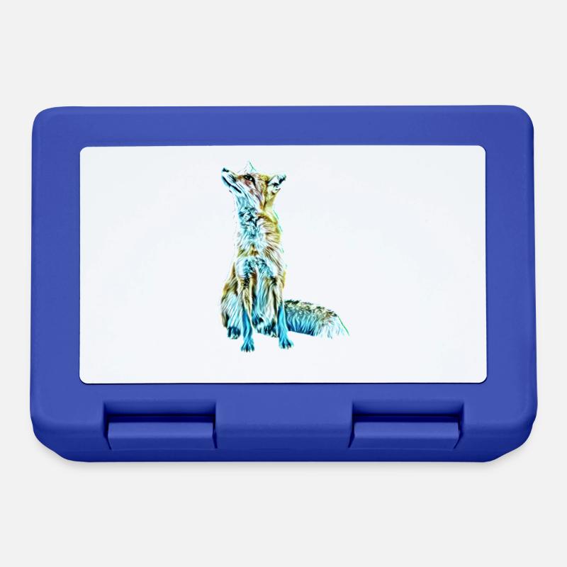 Fuchs - Brotdose - Royalblau