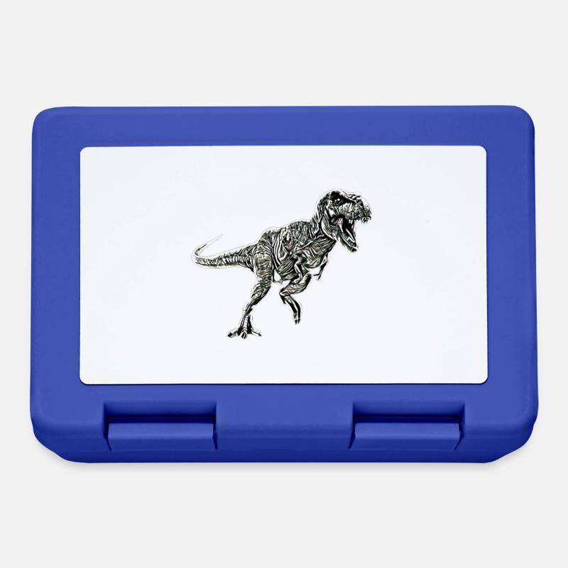 T-Rex - Brotdose - Royalblau