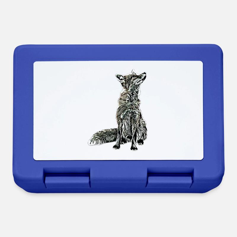 Fuchs - Brotdose - Royalblau