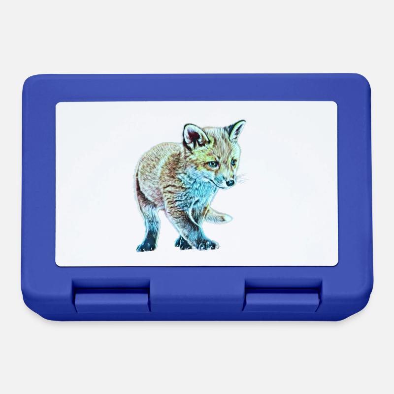 Fox - Lunchbox - royal blue